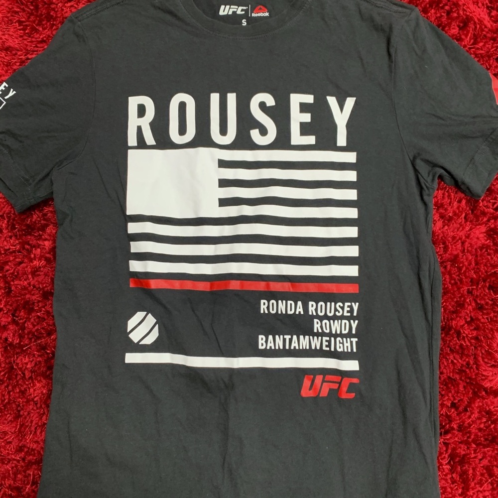 Reebok Ronda Rousey UFC Fighter Shirt Small Rowdy Ultimate Fighter - Picture 4 of 7